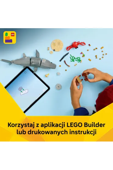 LEGO Creator Gro�ny rekin i skrzynia ze skarbem 31381