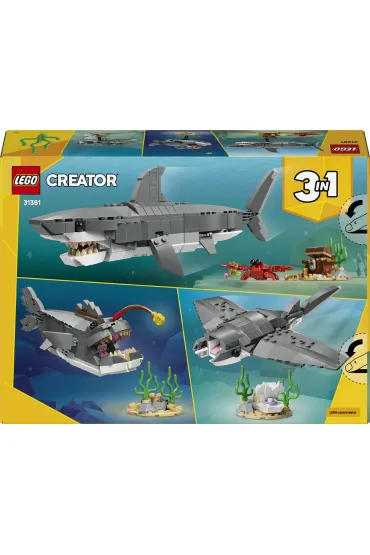 LEGO Creator Gro�ny rekin i skrzynia ze skarbem 31381
