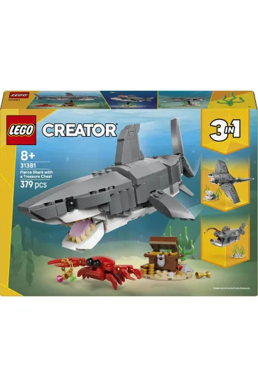 LEGO Creator Gro�ny rekin i skrzynia ze skarbem 31381
