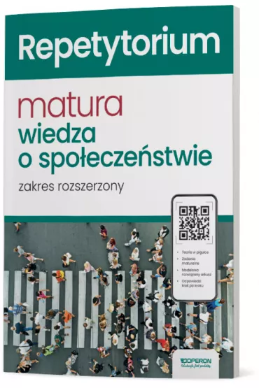 Wiedza o spo�ecze�stwie. Repetytorium. Zakres rozszerzony. Nowa matura 2024 - Artur Derdziak