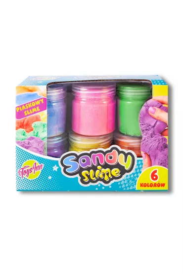 Zestaw Slime Sandy 6 kolor�w po 160g ToysInn STN6598 Stnux