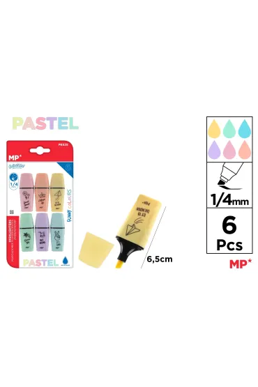 Mp Main Paper Zakre�lacz Fluorescencyjny 6 szt.