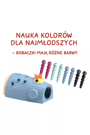 Gra zr�czno�ciowa Nakarm Ptaszka Z�ap Robaczka – 24 m+ Top Bright