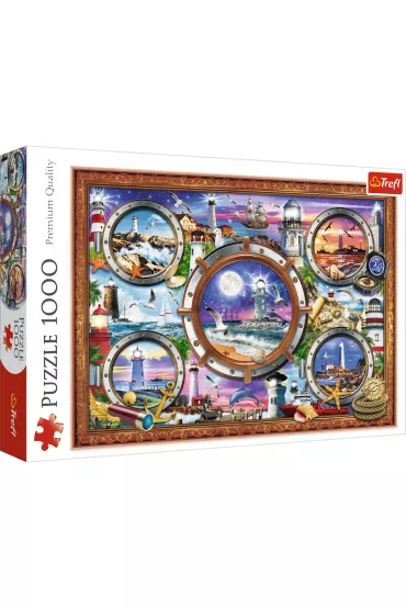 Puzzle 1000 el. Latarnie morskie Trefl
