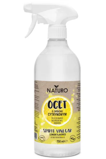 Naturo Ocet o zapachu cytrynowym 750 ml