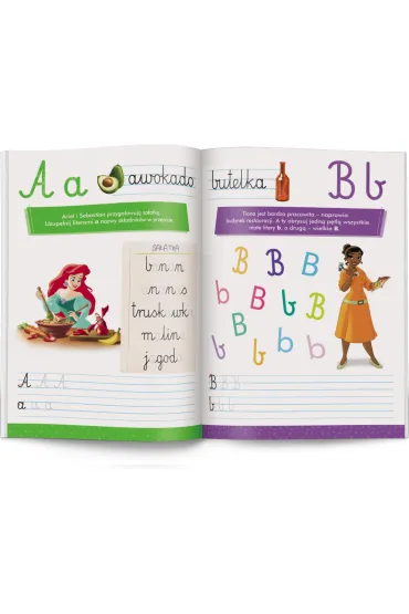 Disney uczy mix Elementarz �wiczenia Litery USL-9303