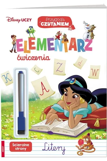 Disney uczy mix Elementarz �wiczenia Litery USL-9303