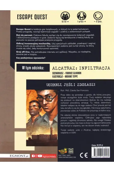 Escape Quest Alcatraz: infiltracja� - Fabrice Glikman