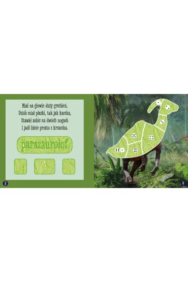 Naklejkowo Kids 3+ Dinozaury - Anna Borchard, Monika Sarwi�ska-Niewielska