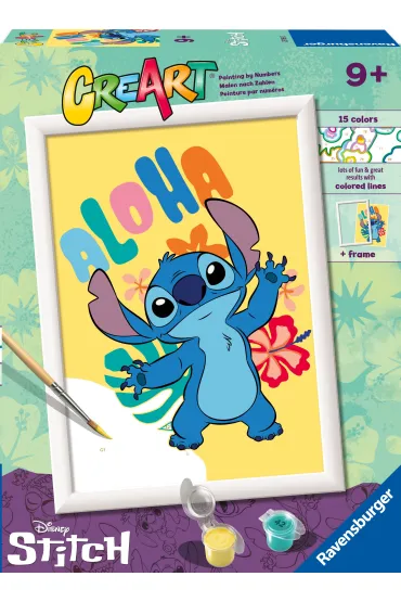 Malowanie po numerach CreArt - Disney Stitch Ravensburger
