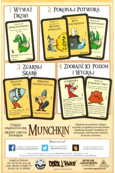 Munchkin Black Monk - Steve Jackson