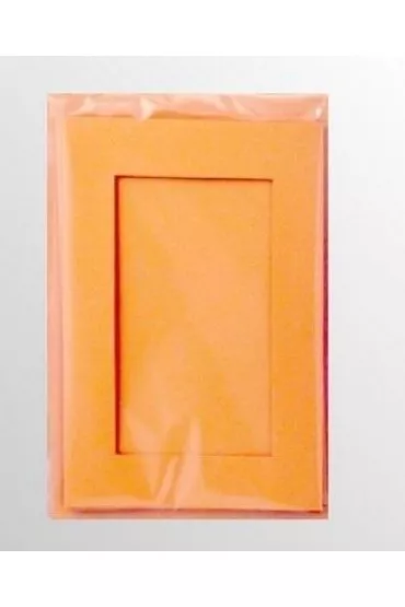 Galeria Hobby Karty passepartout prostok�t pomara�cz 10.5x15cm