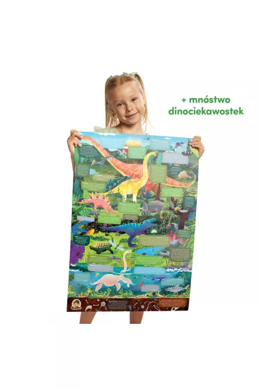 Puzzle obserwacyjne 60 el. Dinozaury Bright Junior Media