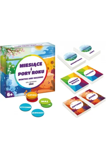 Miesi�ce i pory roku. Months and Seasons. Gra j�zykowa Kangur