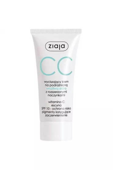 Ziaja CC krem na podra�nion� i wra�liw� sk�r� z rozszerzonymi naczynkami 50 ml