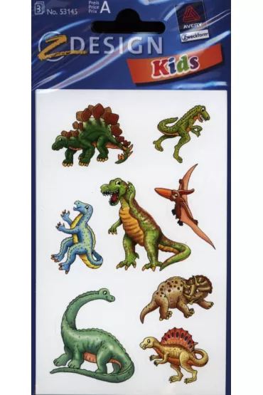 Avery Zweckform Naklejki papierowe Dinozaury