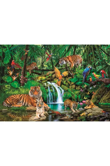 Puzzle 300 el. Super The Jungle Retreat Clementoni