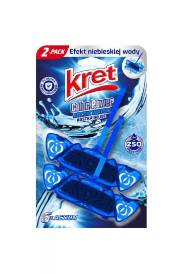 Kret Zawieszka do WC barwi�ca wod� Arctic Water 2 szt.