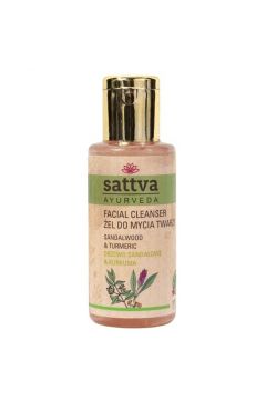 Sattva Facial Cleanser el do mycia twarzy Sandalwood & Turmeric 100 ml