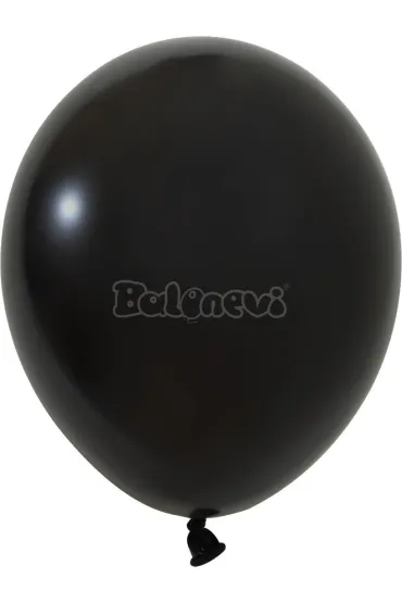 GoParty Balony lateksowe Pastel czarne 25cm 100 szt