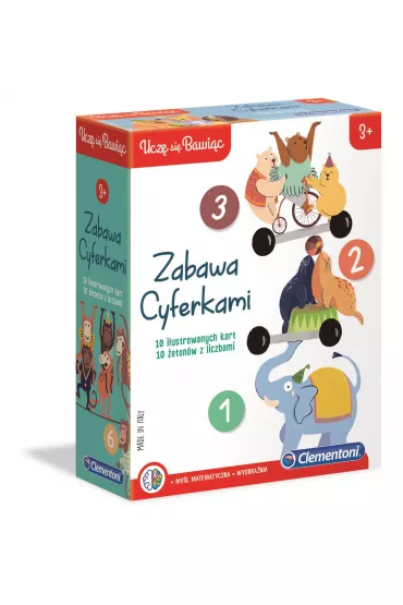 Zabawa cyferkami Clementoni