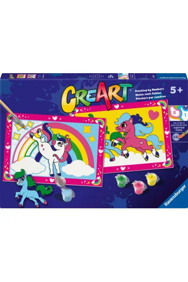 Malowanie po numerach CreArt - Fairy Ponies Ravensburger