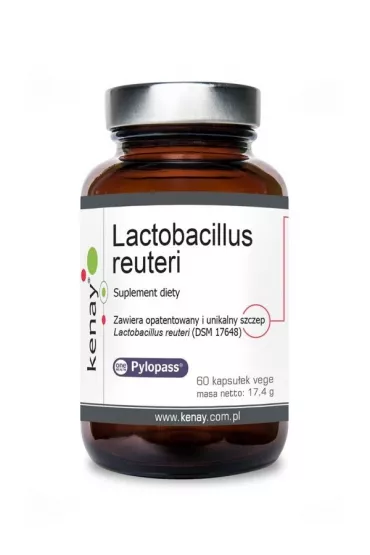 Kenay Lactobacillus reuteri Pylopass Suplement diety 60 kaps.