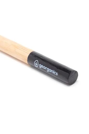 Georganics Ekologiczna szczoteczka z drewna bukowego z aktywnym w�glem, soft