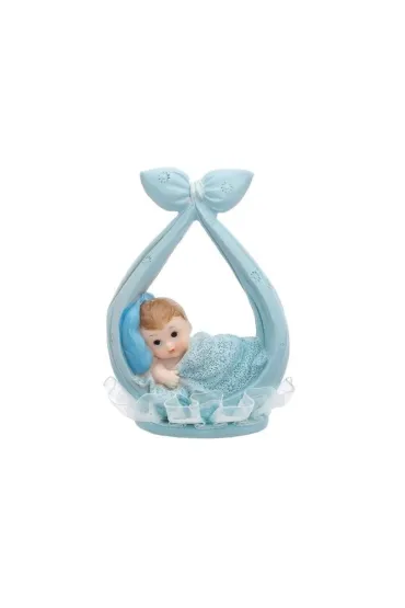 Figurka Ch�opiec w chu�cie niebieski 11cm
