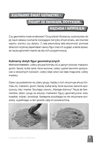 Geometria sensoryczna. Kreatywne dzia�ania rozwijaj�ce zdolno�ci matematyczne dzieci w wieku przedszkolnym i wczesnoszkolnym. Ksi��ka dla nauczyciela - Natalia Martenka