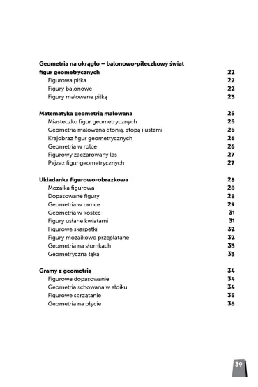 Geometria sensoryczna. Kreatywne dzia�ania rozwijaj�ce zdolno�ci matematyczne dzieci w wieku przedszkolnym i wczesnoszkolnym. Ksi��ka dla nauczyciela - Natalia Martenka