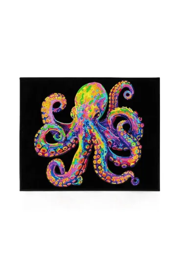 Diamond Dotz Haft diamentowy - Adults Flocked Neon Octopus 35.5x45.7cm