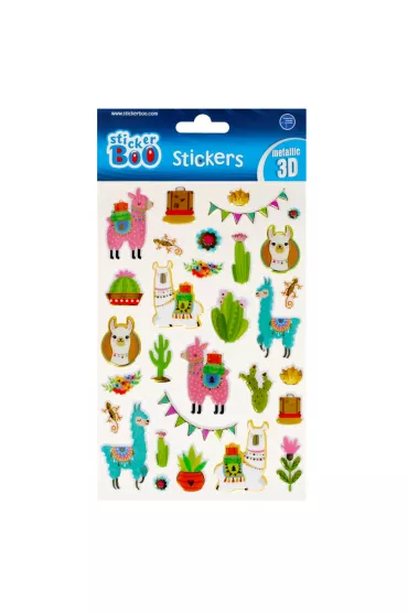 Sticker Boo Naklejki Lama
