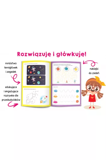 Quiz dla 4-latka. Ksi��ka z naklejkami. Kapitan Nauka - Zuzanna  Osuchowska
