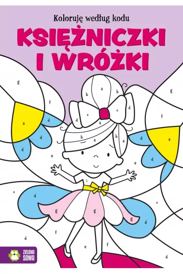 Koloruj� wed�ug kodu. Ksi�niczki i wr�ki