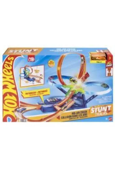 Hot Wheels. Stunt Tracks Mir-Air Crash +auto 1:64 Mattel
