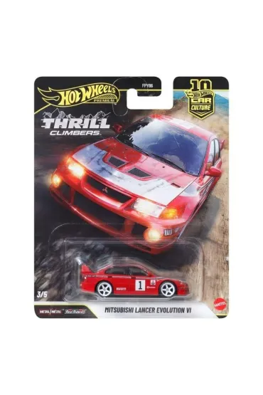 Hot Wheels Premium Kultowe auta Mitsubishi Lancer Mattel