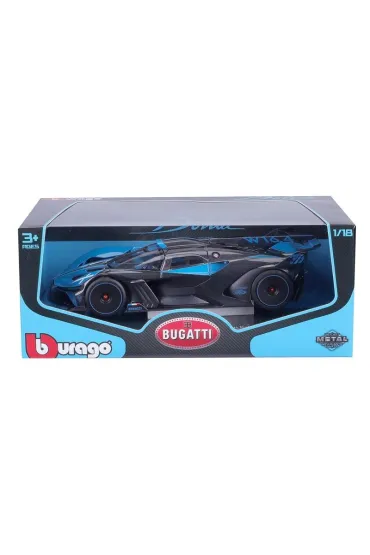 Bugatti Bolide metallic black-blue 1:18 BBURAGO
