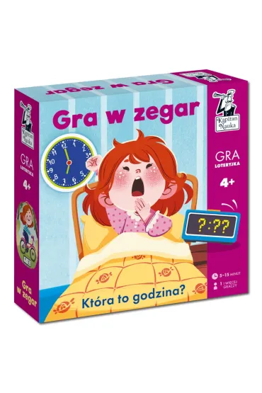 Gra w zegar. Kt�ra to godzina? Tik, tak, zegar do zabawy daje znak! Edgard - Justyna  Karaszewska