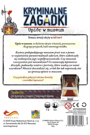 Kryminalne zagadki. Upi�r w muzeum FoxGames