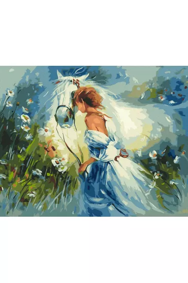 Twoje Hobby Malowanie po numerach - Wiosenny spacer 40x50cm