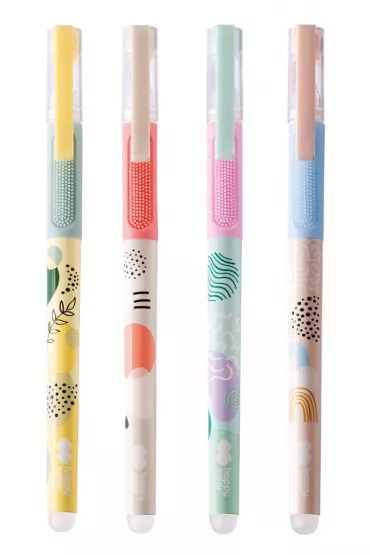 Happy Color D�ugopis wymazywalny AURA, 0.5 mm, niebieski, gumowy uchwyt