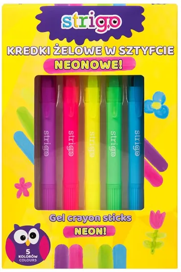 Strigo Kredki �elowe neonowe
