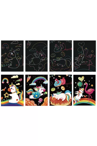 Twoje Hobby Unicorn. Magiczna zdrapka - wydrapywanka 21.0 x 29.8 cm