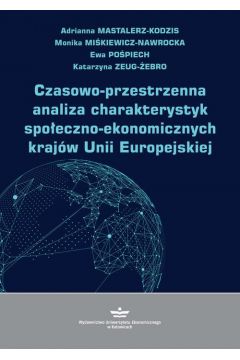 eBook Czasowo-przestrzenna analiza charakterystyk spoeczno-ekonomicznych krajw Unii Europejskiej pdf