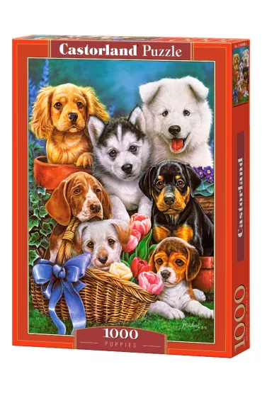 Puzzle 1000 el. Szczeni�ta Castorland