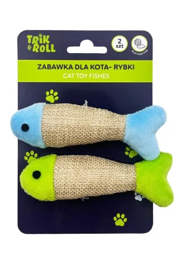Trik&Roll Zabawka dla Kota Rybki 2 szt.
