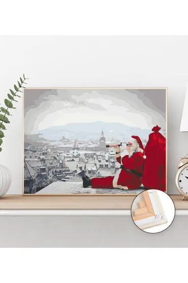 Twoje Hobby Malowanie po numerach - �wi�ty Miko�aj nie �pi� 40x50cm