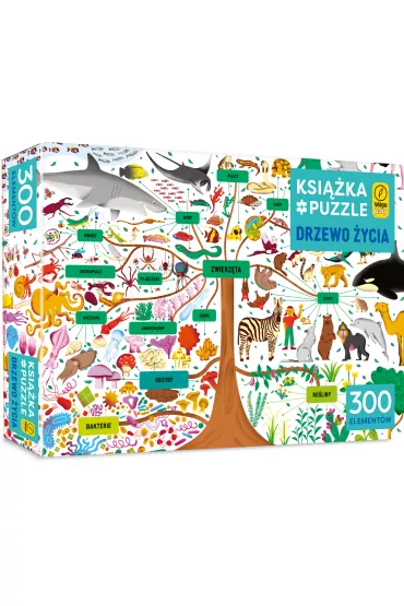 Ksi��ka i puzzle 300 el. Drzewo �ycia Wilga Play - Alice James