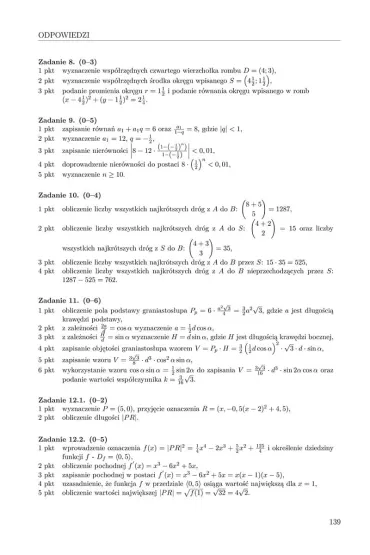 Arkusze maturalne z matematyki 2025-2028. Poziom rozszerzony